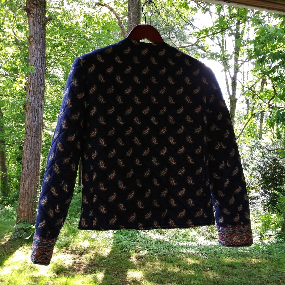 Rare Vintage Vera Bradley Blazer "Navy" Size Small - Picture 6 of 8